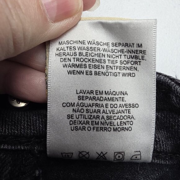 Miss Me Jeans Womens 28 Gray Skinny Stretch Denim Griffith Park JPD1003SK-4 - Picture 13 of 16